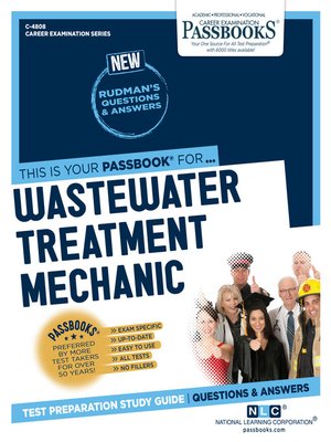 cover image of Wastewater Treatment Mechanic